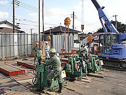 二重管ストレーナ工法